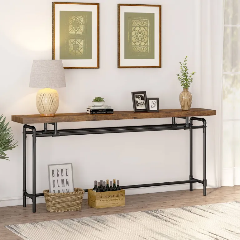 Discount Tribesigns Console Table, 70.9" Narrow Long Entryway Sofa Table