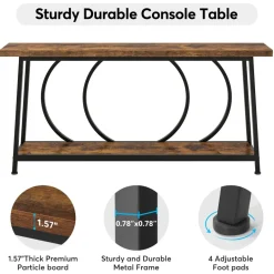 Best Sale Tribesigns Console Table, 70.9