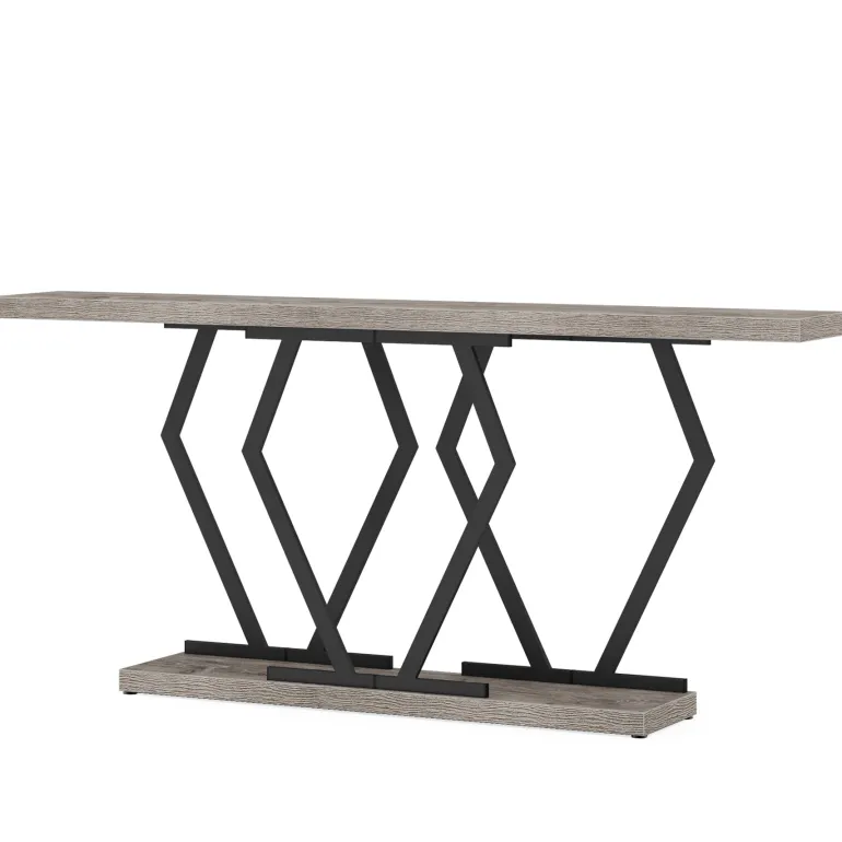 Flash Sale Tribesigns Console Table, Modern 70.9" Sofa Table with Faux Marble Tabletop