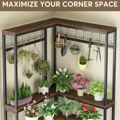 Fashion Tribesigns Corner Plant Stand, 67