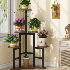 Discount Tribesigns Corner Plant Stand Indoor, 6 Tiered Plant Shelf Flower Stand