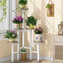 Discount Tribesigns Corner Plant Stand Indoor, 6 Tiered Plant Shelf Flower Stand