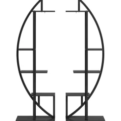 Outlet Tribesigns Curved Plant Stand Pack of 2, 5-Tier Flower Display Shelf