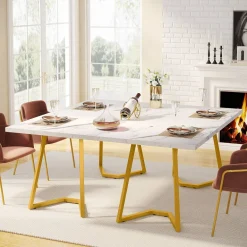 Cheap Tribesigns Dining Table, 55