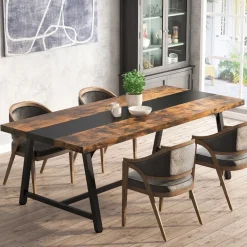 Outlet Tribesigns Dining Table for 8 People, 70.87