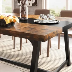 Outlet Tribesigns Dining Table for 8 People, 70.87