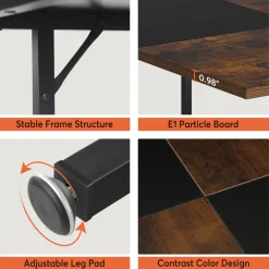 Sale Tribesigns Dining Table, Square 43