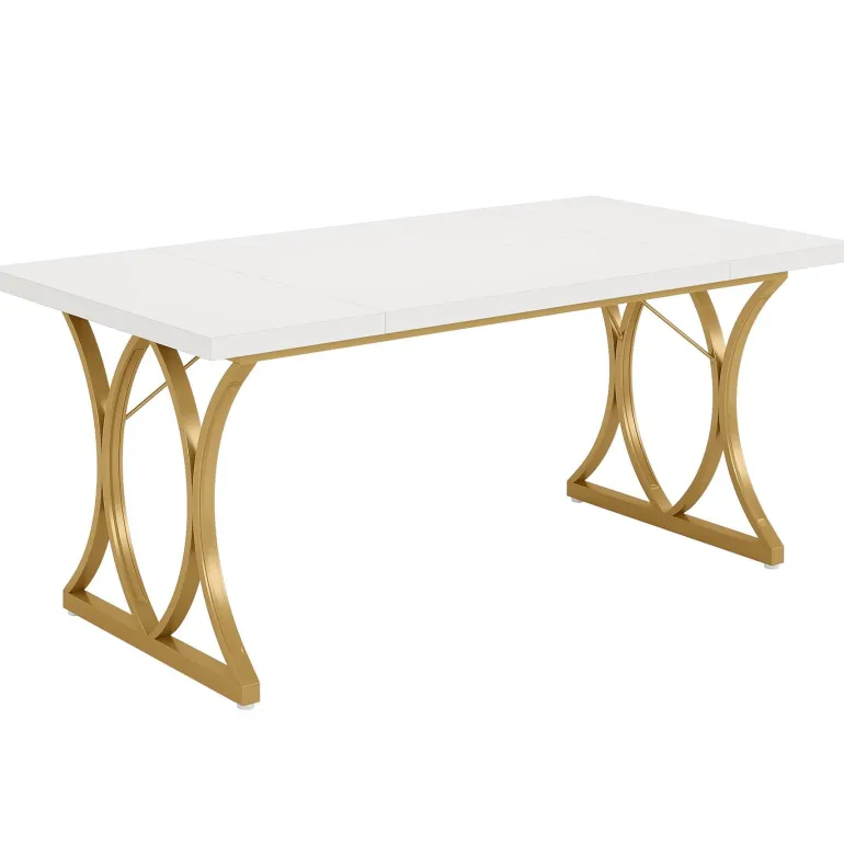Cheap Tribesigns Executive Desk, 63" Modern Computer Desk Home Office Table