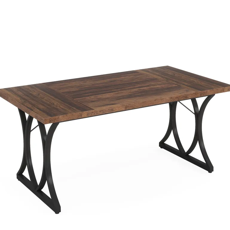 Cheap Tribesigns Executive Desk, 63" Modern Computer Desk Home Office Table