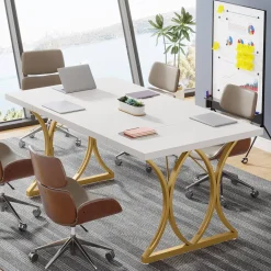 Cheap Tribesigns Executive Desk, 63