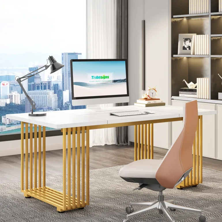 Best Sale Tribesigns Executive Desk, 70.9" Modern Office Computer Desk Conference Table