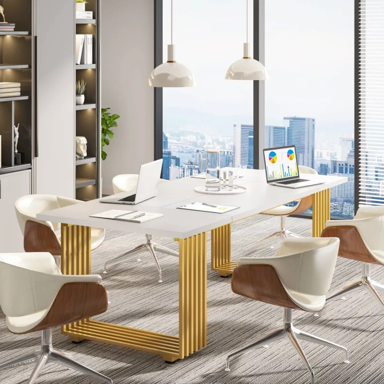 Best Sale Tribesigns Executive Desk, 70.9" Modern Office Computer Desk Conference Table
