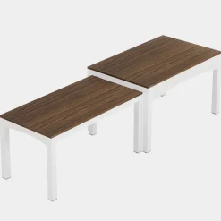 Shop Tribesigns Extendable Dining Table, Farmhouse Kitchen Table for 6 - 10 people