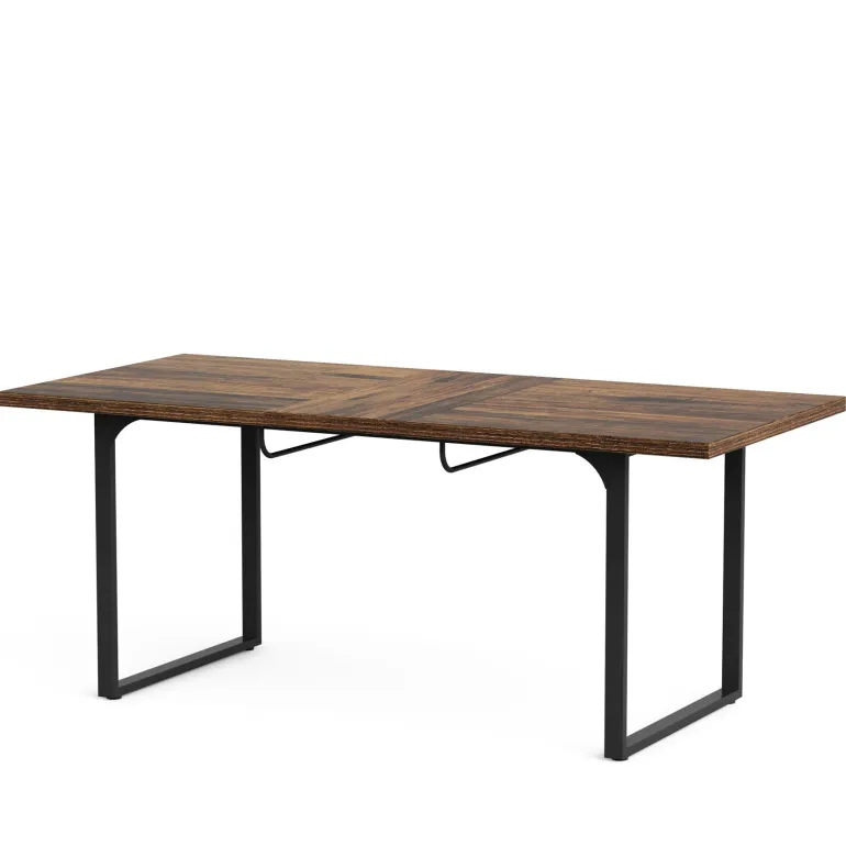 Discount Tribesigns Extendable Executive Table, 63" - 78" Computer Desk Office Desk