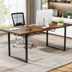 Discount Tribesigns Extendable Executive Table, 63