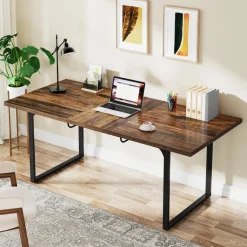 Discount Tribesigns Extendable Executive Table, 63