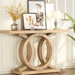 Shop Tribesigns Farmhouse Console Table, 55