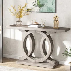 Shop Tribesigns Farmhouse Console Table, 55