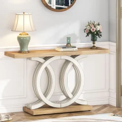 Shop Tribesigns Farmhouse Console Table, 55