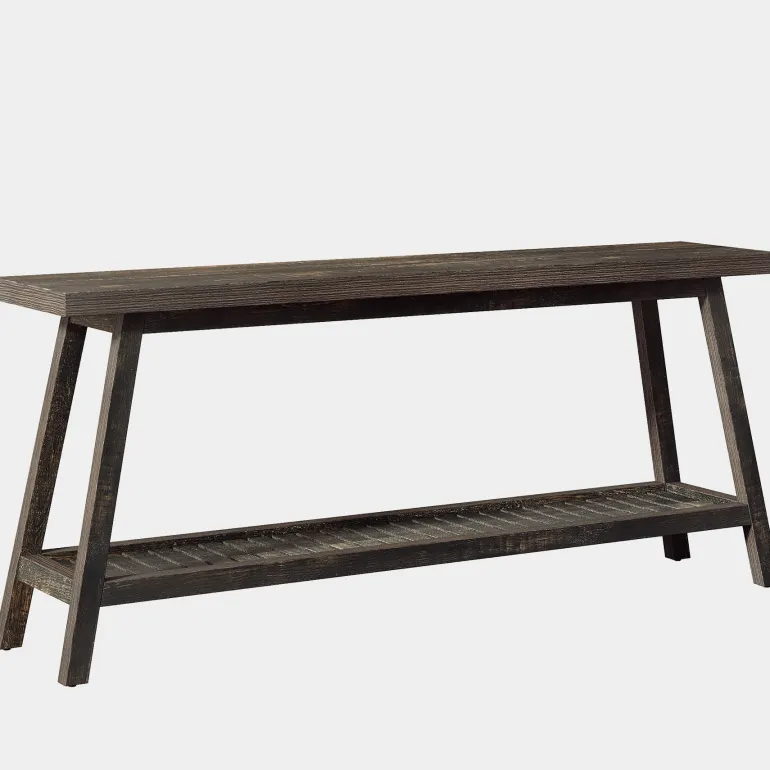 Cheap Tribesigns Farmhouse Console Table, 70.9" Entryway Table 2 - Tier Sofa Table