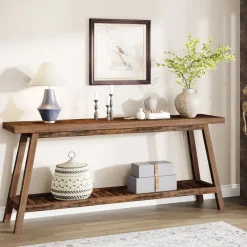 Cheap Tribesigns Farmhouse Console Table, 70.9