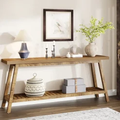 Cheap Tribesigns Farmhouse Console Table, 70.9