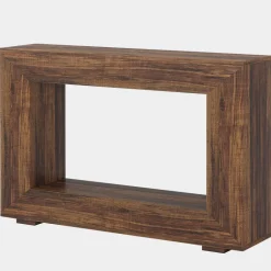 Cheap Tribesigns Farmhouse Console Table, 47" Wood Entryway Sofa Table with Storage