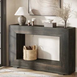 Cheap Tribesigns Farmhouse Console Table, 47