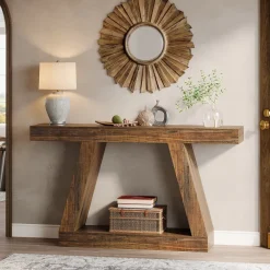 New Tribesigns Farmhouse Console Table, 55