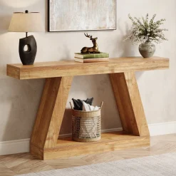 New Tribesigns Farmhouse Console Table, 55