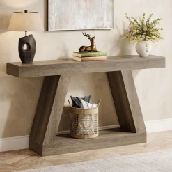 New Tribesigns Farmhouse Console Table, 55