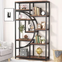 New Tribesigns Freestanding Bookshelf, 68.9