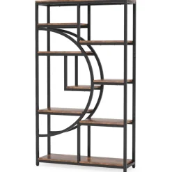 New Tribesigns Freestanding Bookshelf, 68.9