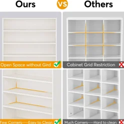 Best Sale Tribesigns Freestanding Shoe Cabinet, 9 - Tier 40 - 45 Pairs Shoe Storage Rack
