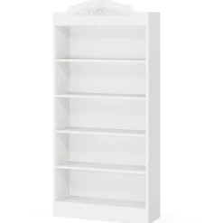 Shop Tribesigns Freestanding Shoe Cabinet, 72.8" Wood 5 Tiers Shoe Storage Rack