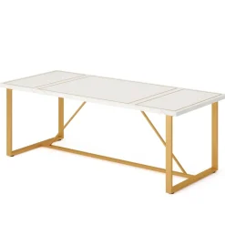 Cheap Tribesigns 6FT Conference Table, 70.9’’ Modern Large Executive Computer Desk