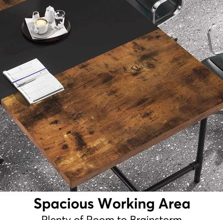 Flash Sale Tribesigns 6FT Conference Table, 70.8 x 35.4 inch Meeting Table Computer Desk
