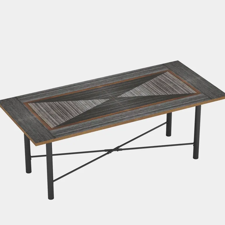 Cheap Tribesigns 6FT Conference Table, Modern Meeting Table Training Boardroom Table