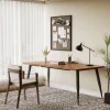 Hot Tribesigns 6FT Conference Table, Rectangular Meeting Room Table Seminar Desk