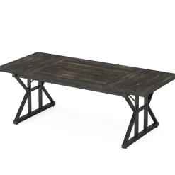 Flash Sale Tribesigns 6FT Conference Table, Rectangle Meeting Room Table Executive Desk