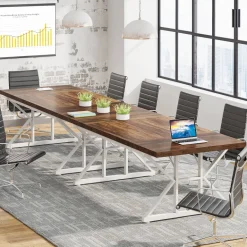 Flash Sale Tribesigns 6FT Conference Table, Rectangle Meeting Room Table Executive Desk