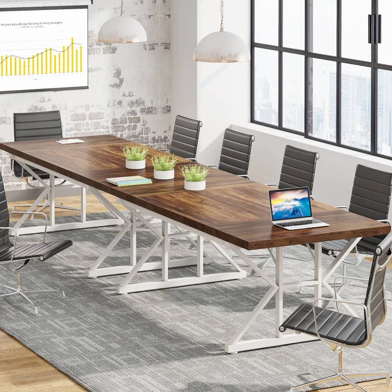 Flash Sale Tribesigns 6FT Conference Table, Rectangle Meeting Room Table Executive Desk