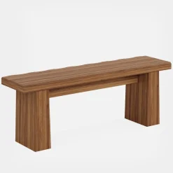 Fashion Tribesigns Full-frontal shot of 's Entryway Bench, Wooden Dining Table Bench End of Bed Bench.