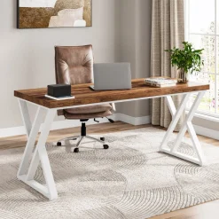 Cheap Tribesigns Heavy-Duty Computer Desk, 55