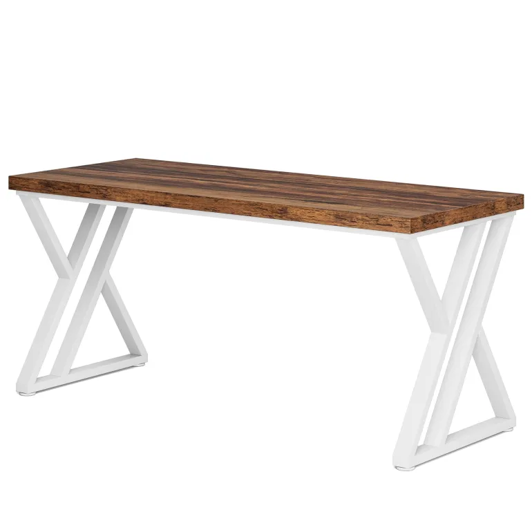Cheap Tribesigns Heavy-Duty Computer Desk, 55" Simple Study Desk Writing Table