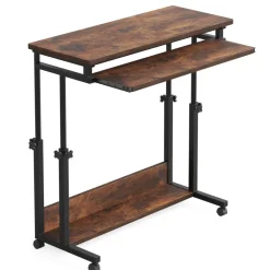 New Tribesigns Height Adjustable Desk, Rolling Standing Desk Portable Desk