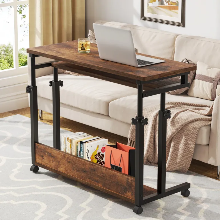 New Tribesigns Height Adjustable Desk, Rolling Standing Desk Portable Desk