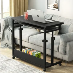 New Tribesigns Height Adjustable Desk, Rolling Standing Desk Portable Desk