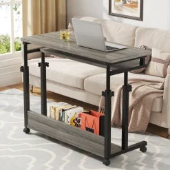 New Tribesigns Height Adjustable Desk, Rolling Standing Desk Portable Desk
