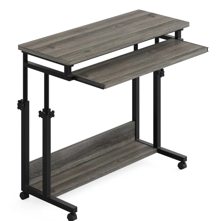 New Tribesigns Height Adjustable Desk, Rolling Standing Desk Portable Desk